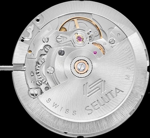 Das Kaliber Sellita SW400-1 a in der Version Elaboré.