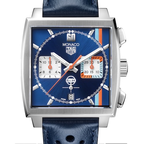 TAG Heuer Monaco Chronograph Gulf Der TAG Heuer Monaco Chronograph Gulf beherbergt das Kaliber TH20-00.