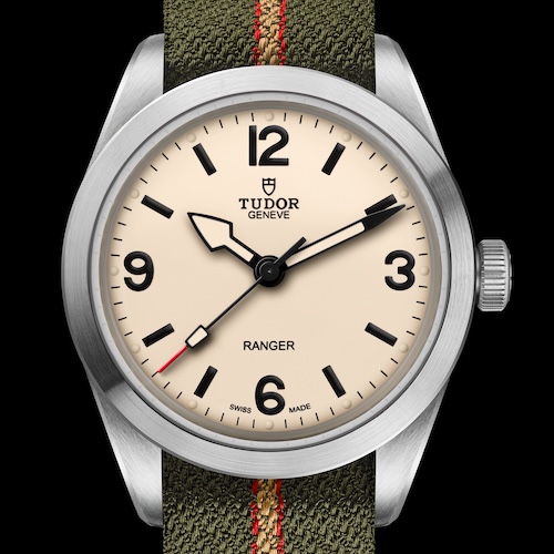 Tutor Ranger Dune White 39MM Textilband Die Tudor Ranger mit 39 Millimeter Durchmesser mit der neuen Farbe »Dune White«.