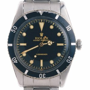 Mit der zweiten Submariner – Referenz 6205 – führte Rolex im Jahr 1955 den Mercedes-Zeiger ein.