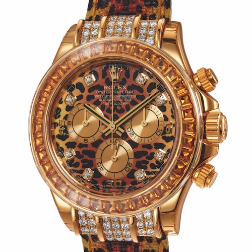 2005 - Rolex Daytona Leopard Die 2005 belächelte Daytona im Leoparden-Look blieb 15 Jahre erfolgreich in der Kollektion.