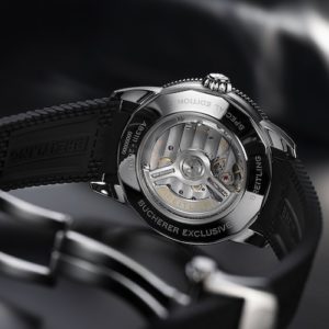 Die Rückseite des Sondermodells ist mit einer »Bucherer Exclusive«-Gravur versehen.