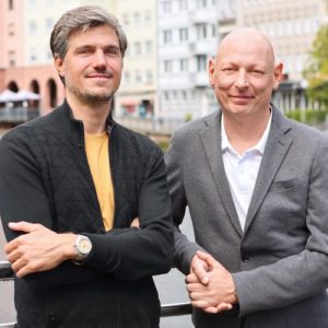 Die Inhaber von Circula, Cornelius Huber (links) und Laco, Uwe Rücker haben die Kooperation vereinbart.