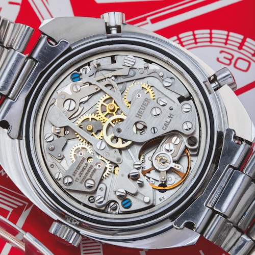 Heuer Kaliber 11 Das automatische Chronographenwerk Kaliber 11 war eine Gemeinschaftsentwicklung von Heuer, Breitling, Hamilton und Dubois-Dépraz.