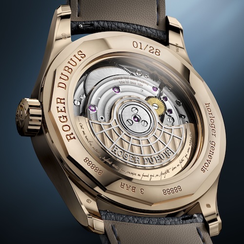 Wie alle Uhren von Roger Dubuis ist auch die Hommage La Placide mit dem Genfer Siegel versehen.