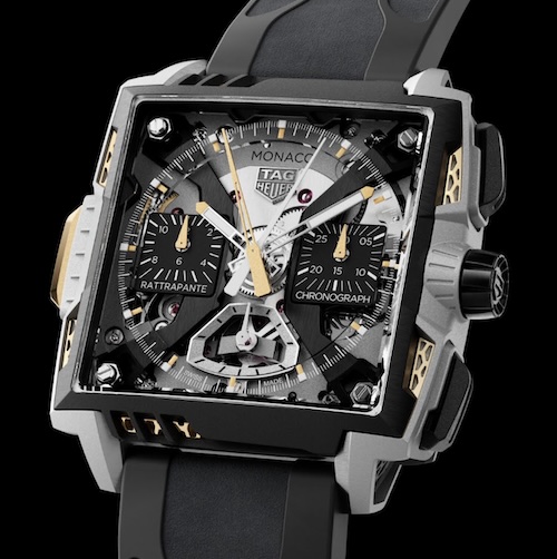 Die Krone ist aus Titan Grade 5 gefertigt und im DLC-Verfahren schwarz beschichtet.