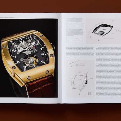 Ultimate Collector Watches Richard Mille Bereits die von Richard Mille signierte Vorstudie für die Richard Mille RM001 Ex-Richard Mille mit ihren markanten Schrauben entwarf Gehäuse und Werk als eine Einheit.