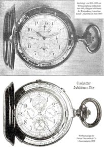 Julius Bergter verantwortete die erste Grand Complication im Jahr 1893 zur Weltausstellung in Chicago und die Jubiläumsuhr von 1895.