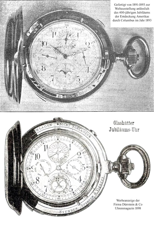 Julius Bergter verantwortete die erste Grand Complication im Jahr 1893 zur Weltausstellung in Chicago und die Jubiläumsuhr von 1895.