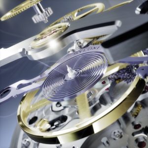 Der Unruhreif ist aus einem optimietren und amagnetischen Messing gefertigt.