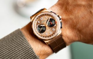 Angelus Chronodate Gold Moka Edition