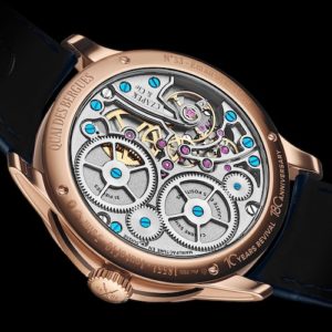 Die Czapek Quai des Bergues Sursum Corda ist mit einer Bodengravur versehen.