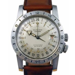 Die Airman von Glycine war eine der ersten Armbanduhren mit Anzeige einer zweiten Zeitzone.