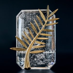 Chopard fertigt auch die Trophäe der Goldenen Palme der Filmfestspiele in Cannes aus Ethischem Gold.