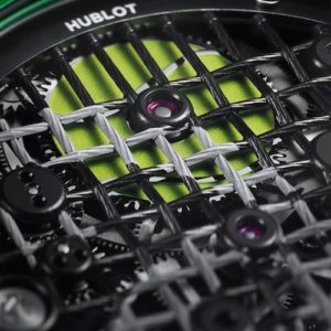 Die Platine des HUB6035 ist der Bespannung eines Tennisschlägers nachempfunde.