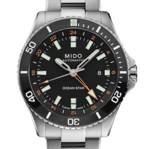 Die Mido Ocean Star GMT ist eine Traveller-GMT auf Basis eines ETA-Werkes.