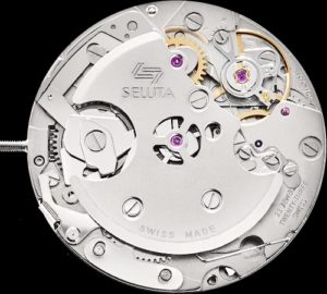 Das Handaufzugkaliber Sellita SW510 M in der undekorierten Version.