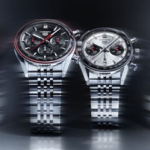 Der TAG Heuer Carrera Chronograph in 41 und 39 Millimeter Durchmesser.