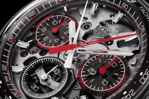 TAG Heuer Carrera Split Seconds Chronograph Zifferblatt