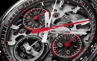 TAG Heuer Carrera Split Seconds Chronograph Zifferblatt