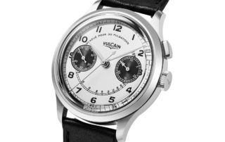 Vulcain Monopusher Panda Edelstahl