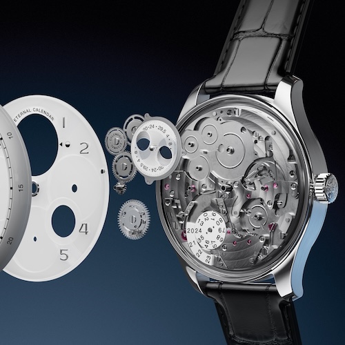 IWC Kaliber 52640 Explosionszeichnung Das IWC-Kaliber 52640 berücksichtigt Schaltjahre bis ins Jahr 3999.