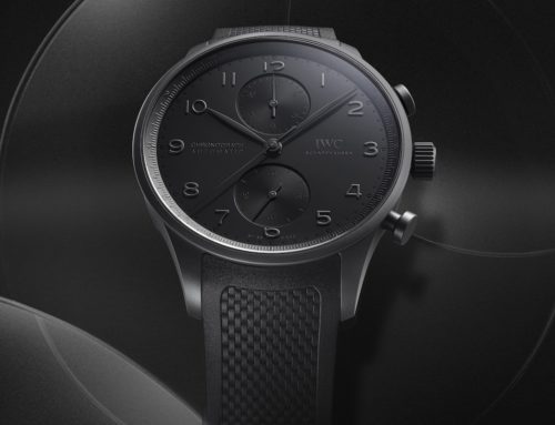 IWC Schaffhausen: Portugieser Chronograph Ceratanium im Dunkelmodus