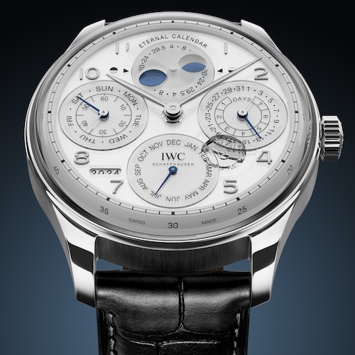 IWC Schaffhausen Portugieser Eternal Calendar IW505701 Die IWC Schaffhausen Portugieser Eternal Calendar IW505701 hält den Rekord im Guinness Buch.