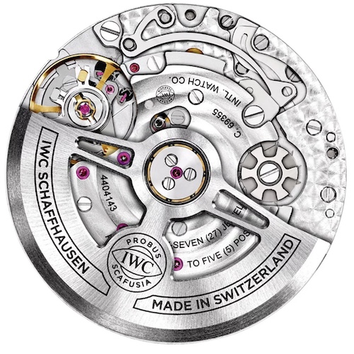 Das Kaliber IWC 69355 ist ein 2018 eingeführtes und bewährtes Chronographen-Werk.