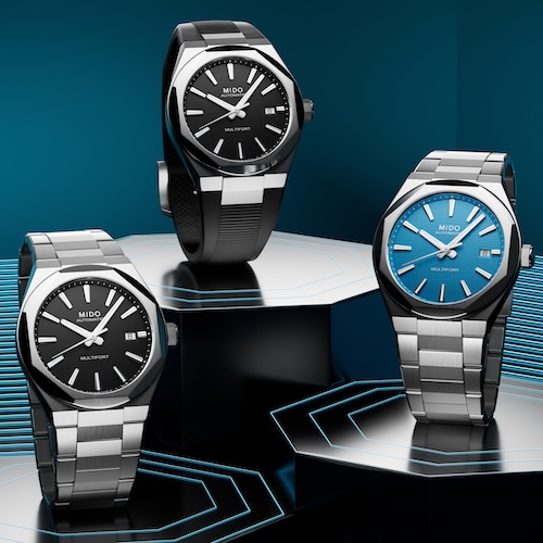 Die Mido Multifort 8 One Crown ist in drei Varianten erhältlich.