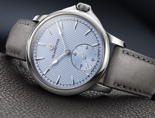 Tutima Glashütte: Patria in Titan und Himmelblau