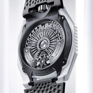 Der Aluminiumrotor ist im PVD-Verfahren schwarz beschichtet.