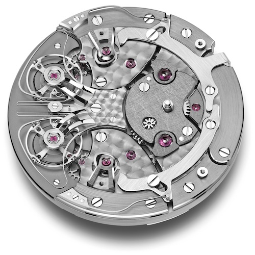 Armin Strom Kaliber ARF21 Das Handaufzugwerk ist aufwändig veredelt und wird zweimal montiert.