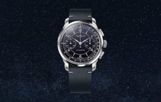 Lebois & Co Heritage Chronograph Sector 324.444 front view with background