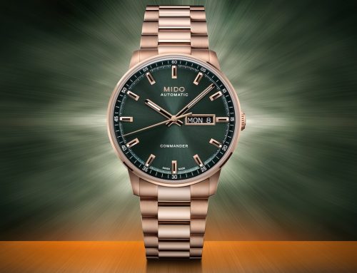 Mido: Die Commander Datoday in Roségold und Grün