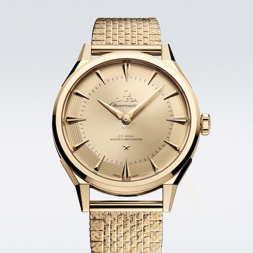Omega Constellation Observatory Moonshine Gold Meshband 140.50.39.21.99.001 Für die Omega Constellation Observatory Moonshine Gold wird ein Mesh-Band angeboten.