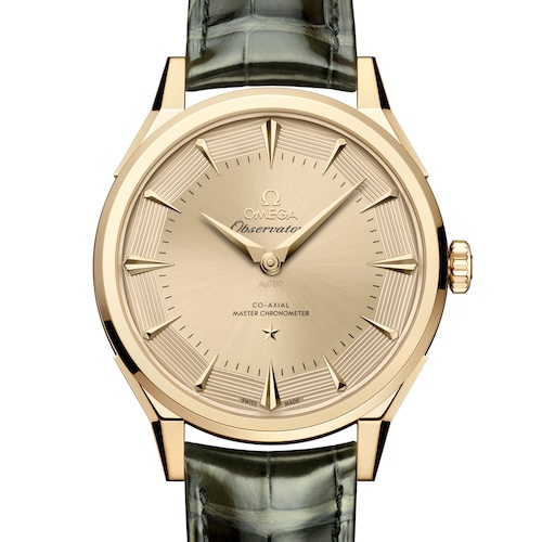 Omega Constellation Observatory Sedna-Gold 140.53.39.21.99.001 Die Omega Constellation Observatory aus Sedna-Gold am Lederband.