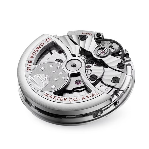 Omega Kaliber 8914 Das Omega Kaliber 8914 gehört zu 8900-Serie mit doppeltem Federhaus und 60 Stunden Gangautonomie.