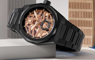 Zenith Defy Skyline Skeleton Schwarz und Gold