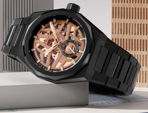 Zenith: Defy Skyline Skeleton in Schwarz und Gold