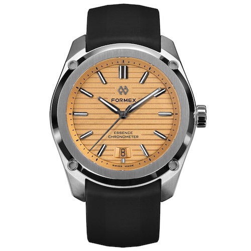 Formex Essence 39 mm Automatic COSC - Radiant Bronze Kautschukband Die Formex Essence 39 mm Automatic COSC - Radiant Bronze am Kautschukband.