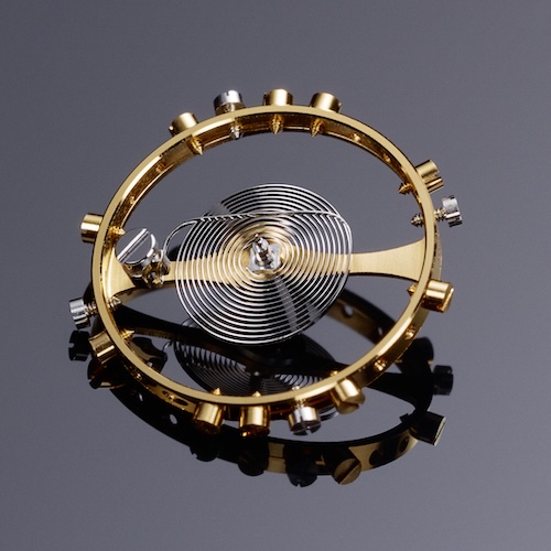 Die Unruh besteht aus dem Reif, der Spirale und der Unruhachse.