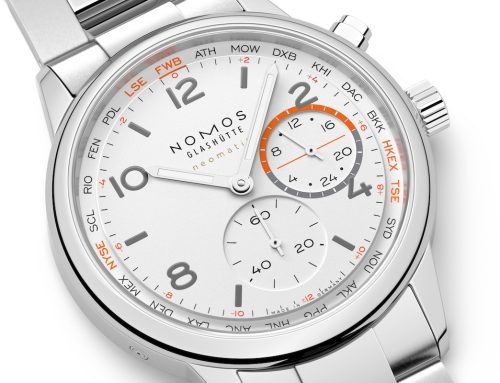 Nomos Glashütte: Club Sport neomatik Weltzeit »Edition Handelsblatt«